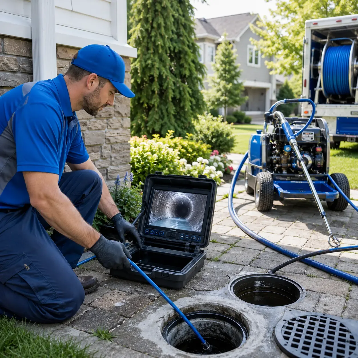 Outdoor drain cleaning professionals serving Lansing, OH